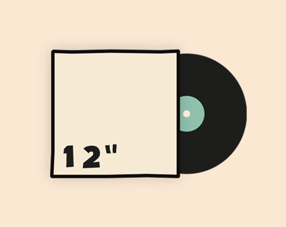 1000 x 12 inches records
